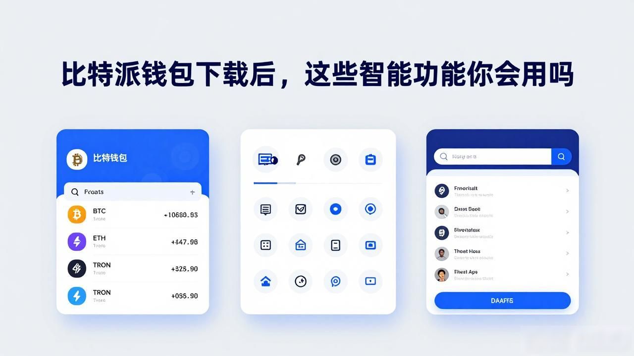 比特派钱包下载后，这些智能功能你会用吗