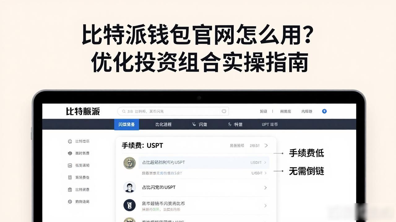 比特派钱包官网怎么用？优化投资组合实操指南