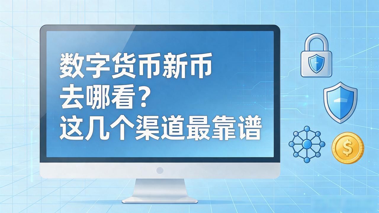 数字货币新币去哪看？这几个渠道最靠谱