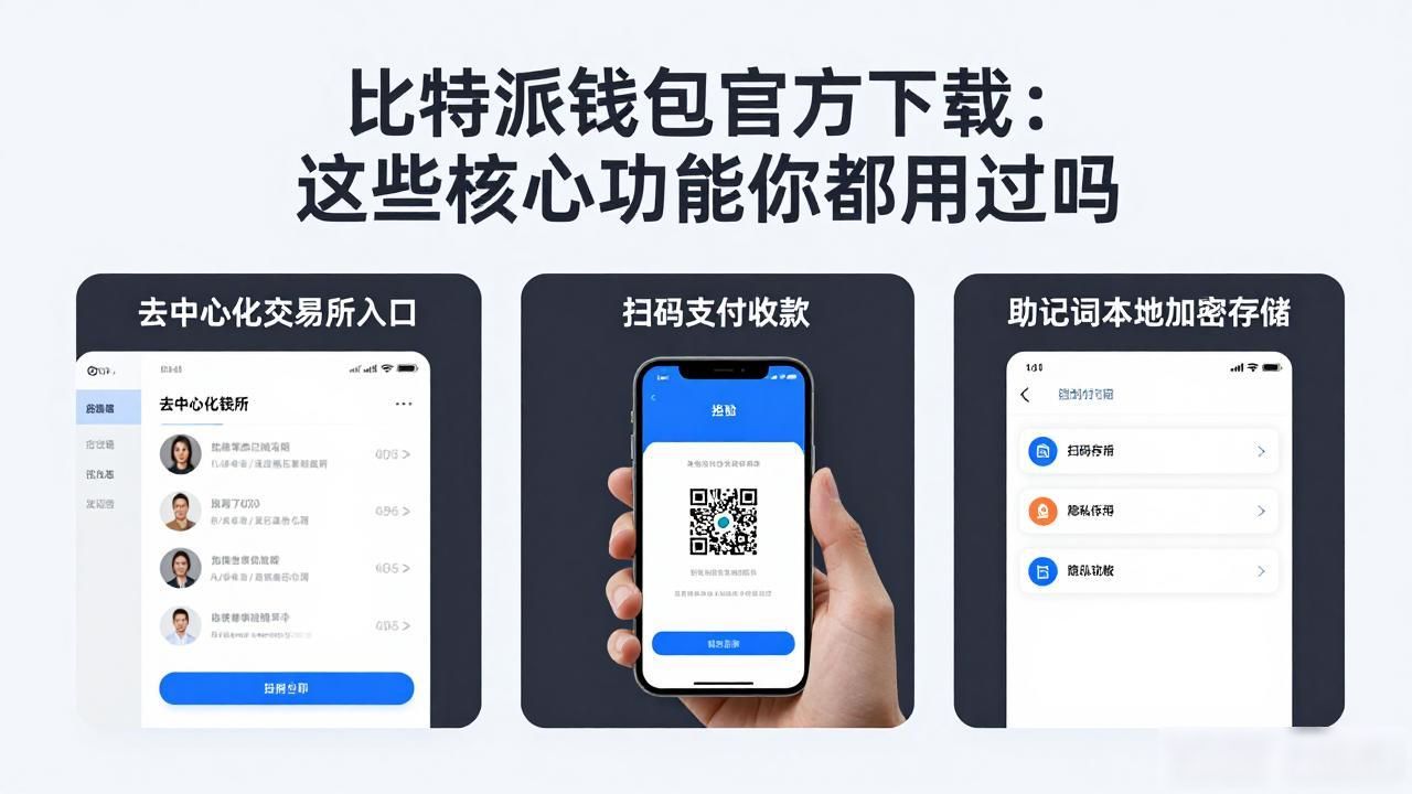 比特派钱包官方下载：这些核心功能你都用过吗
