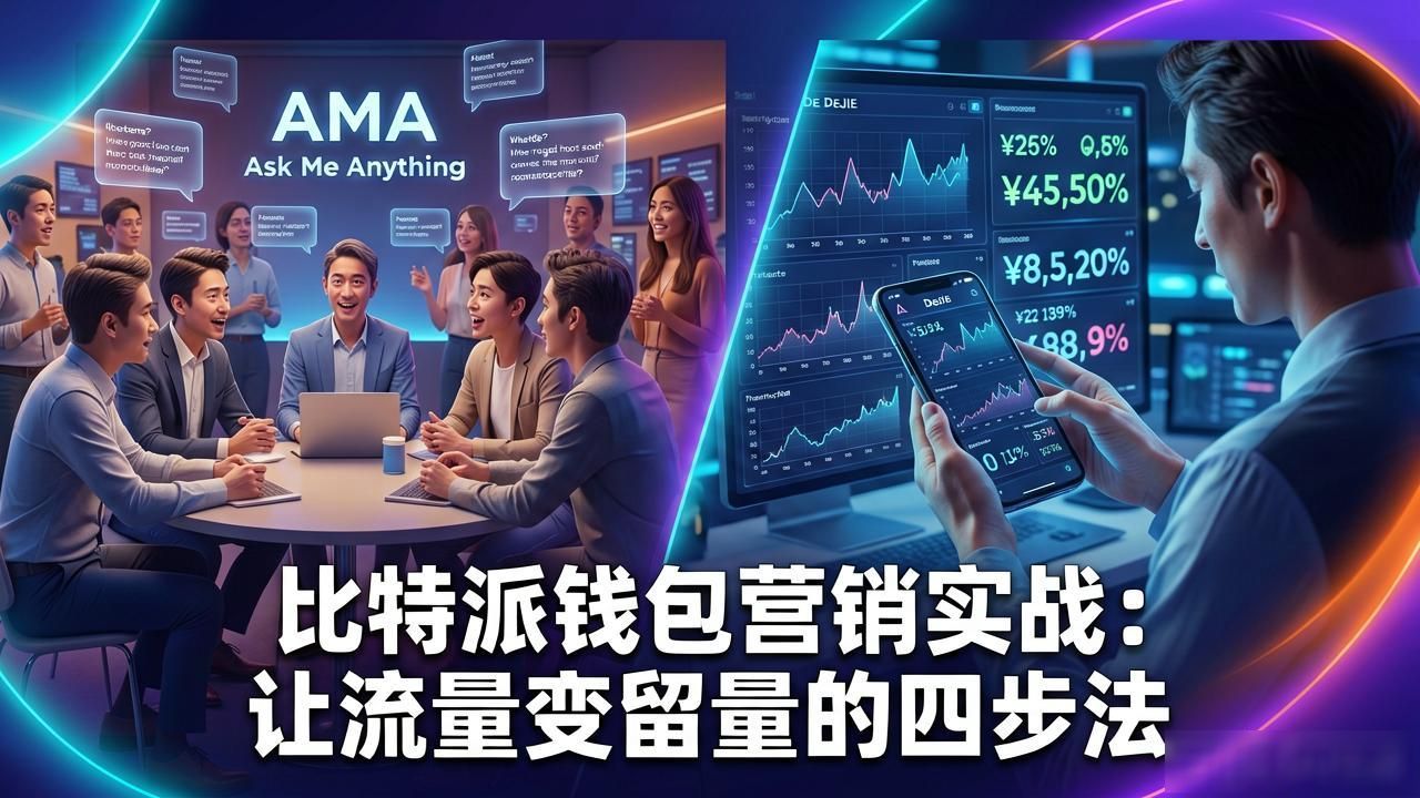 比特派钱包营销实战：让流量变留量的四步法