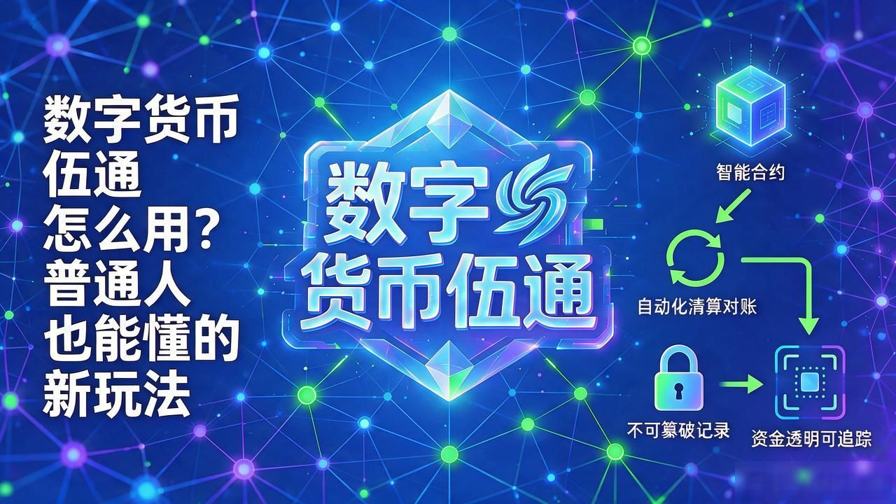 数字货币伍通怎么用？普通人也能懂的新玩法