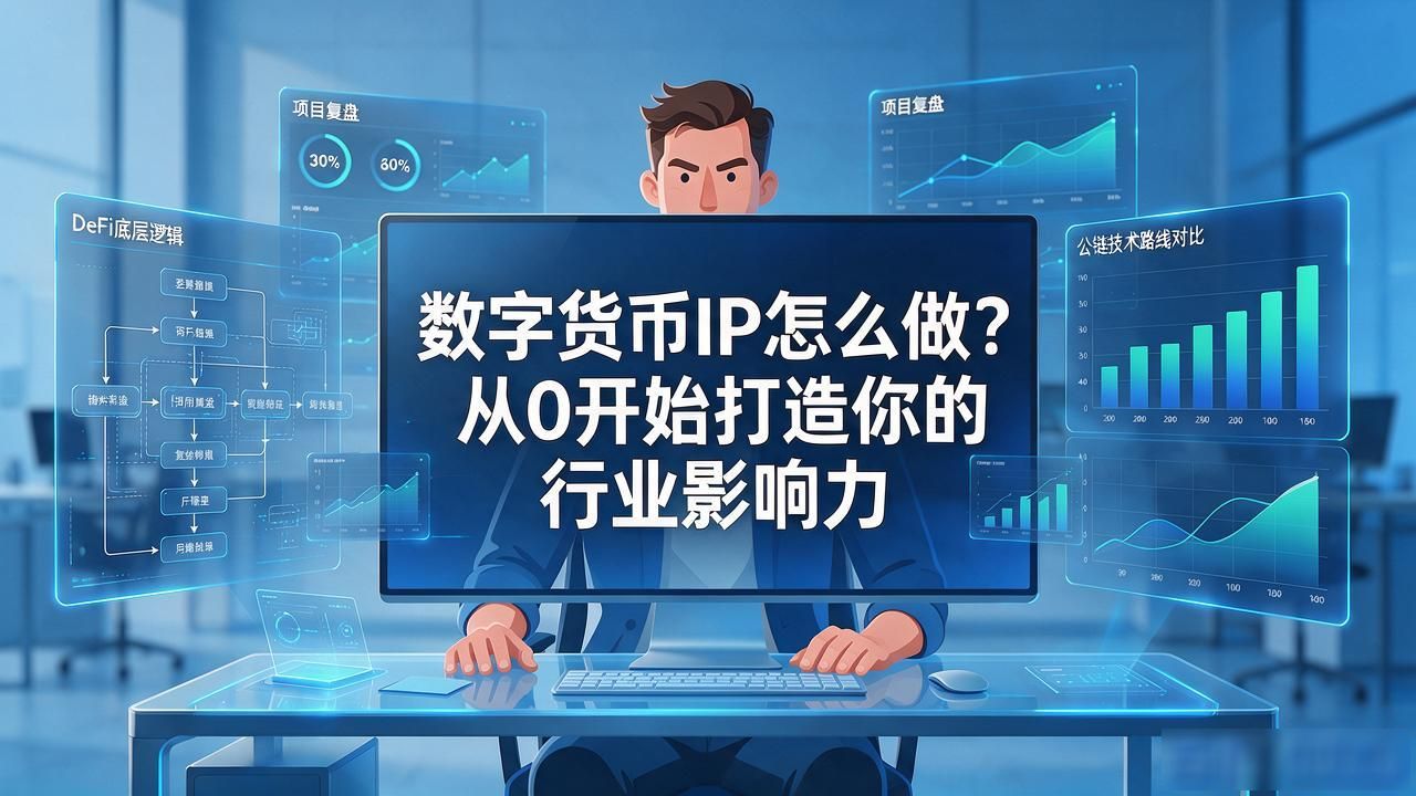 数字货币IP怎么做？从0开始打造你的行业影响力