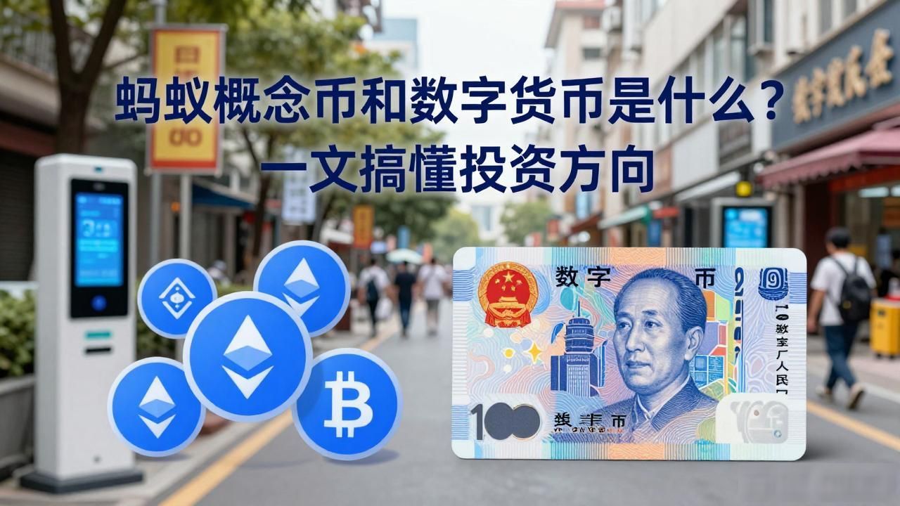 蚂蚁概念币和数字货币是什么？一文搞懂投资方向