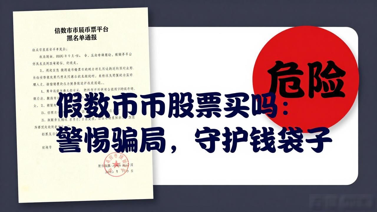 假数字货币股票能买吗：警惕骗局，守护钱袋子