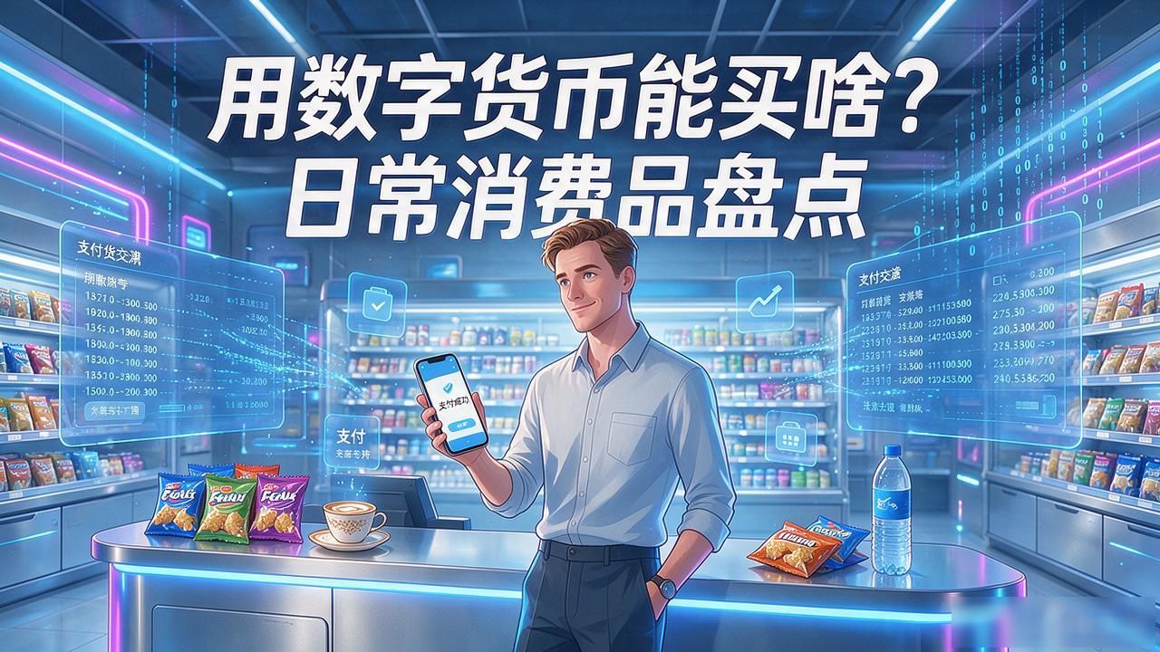 用数字货币能买啥？日常消费品盘点