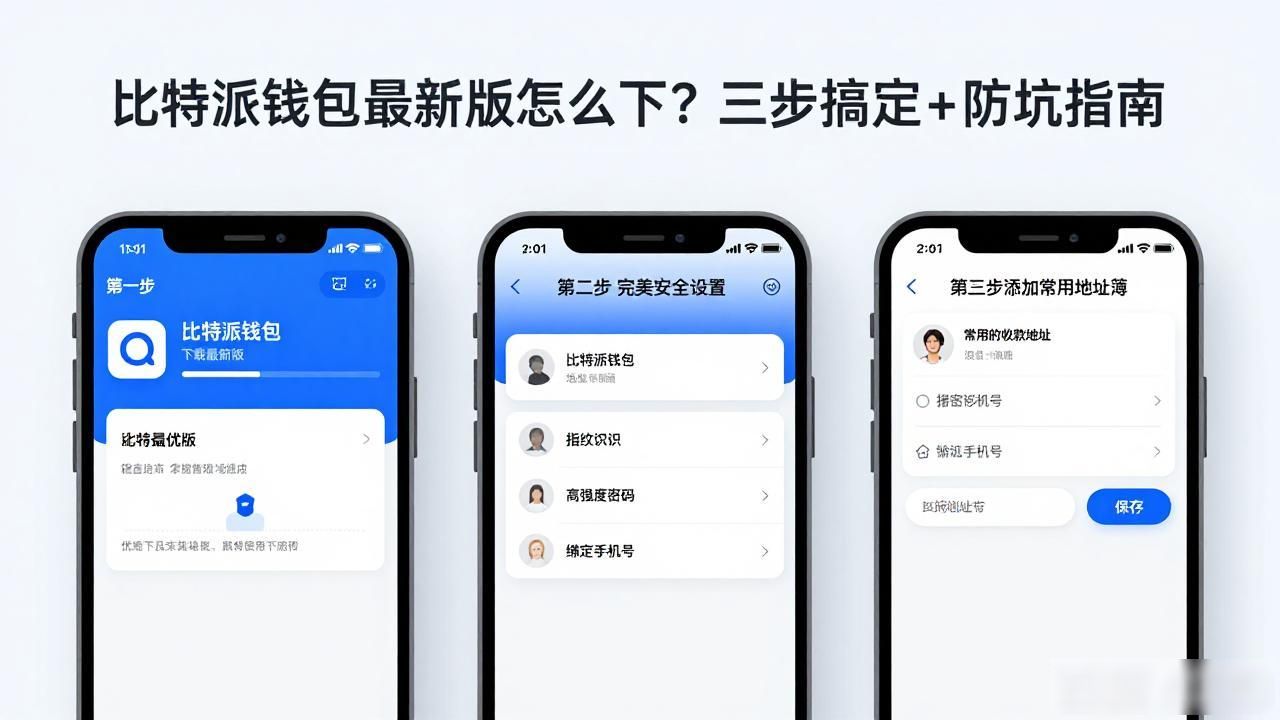 比特派钱包最新版怎么下？三步搞定+防坑指南