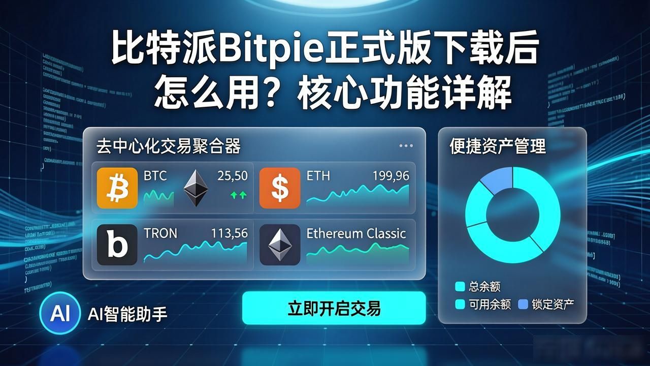 比特派Bitpie正式版下载后怎么用？核心功能详解