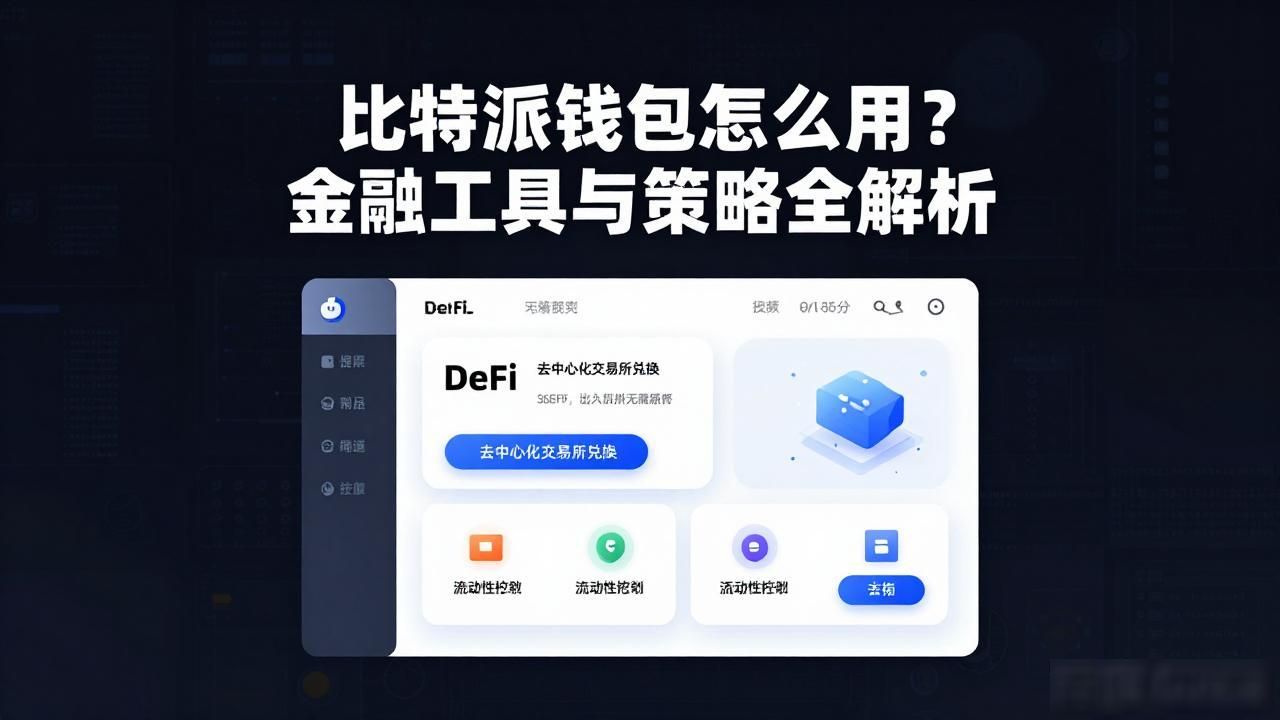 比特派钱包怎么用？金融工具与策略全解析