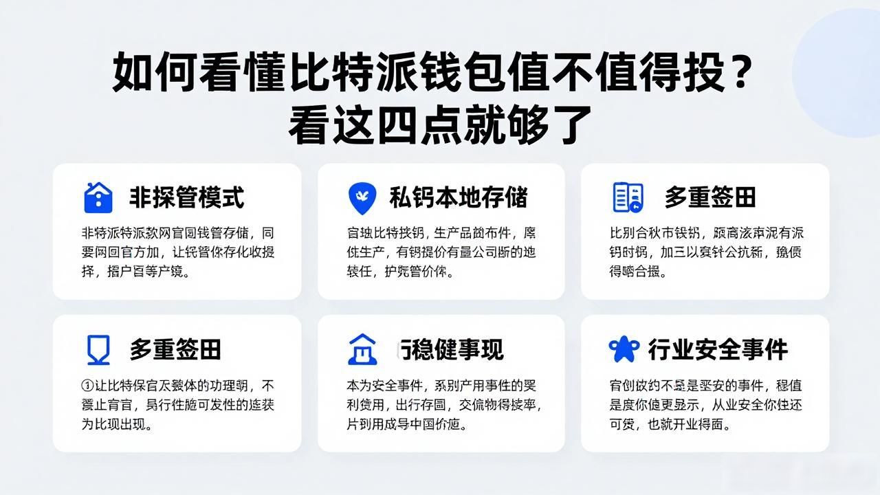 如何看懂比特派钱包值不值得投？看这四点就够了