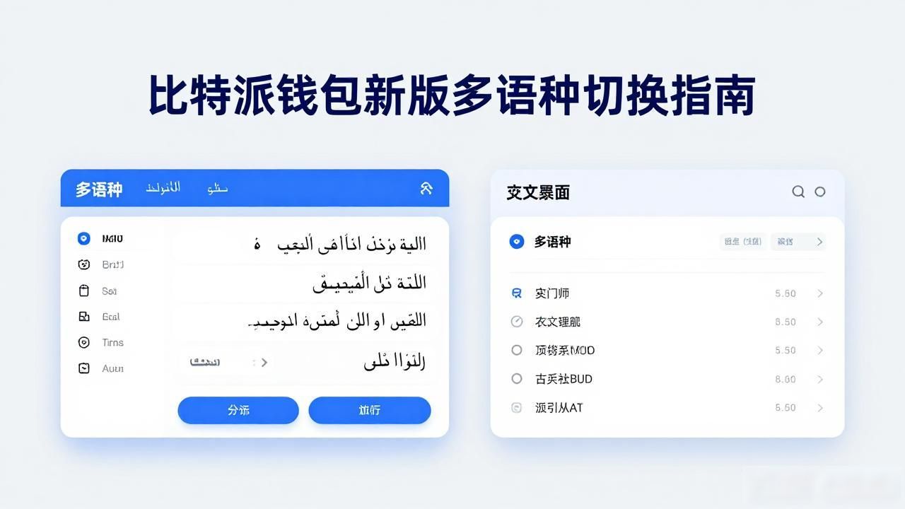 比特派钱包新版多语种切换指南