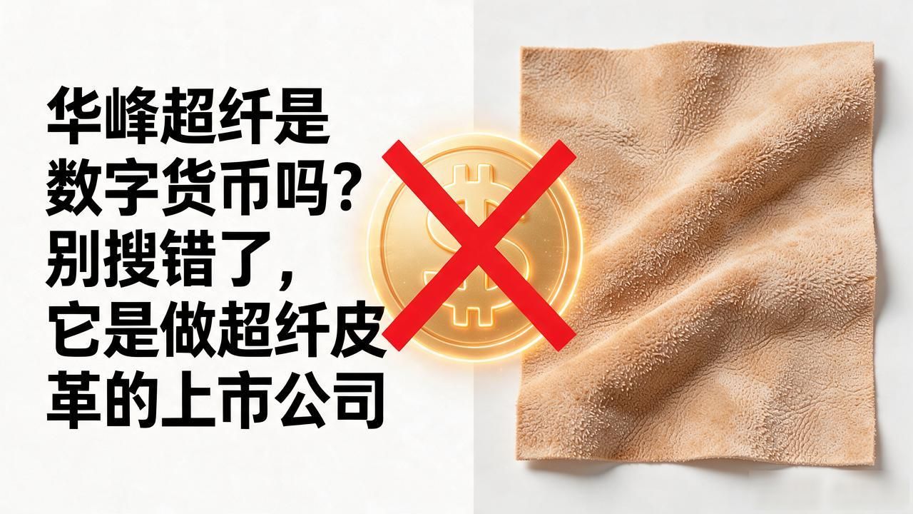 华峰超纤是数字货币吗？别搜错了，它是做超纤皮革的上市公司