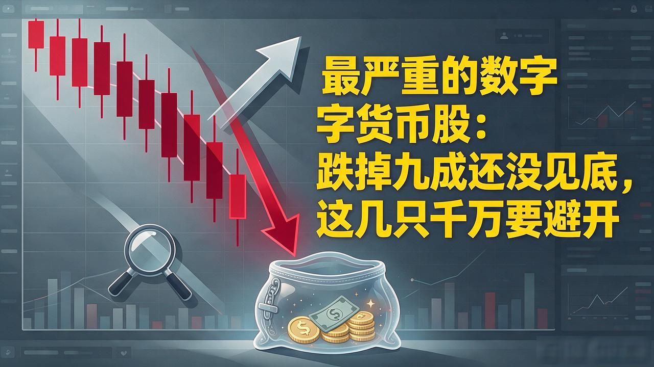 最严重的数字货币股：跌掉九成还没见底，这几只千万要避开