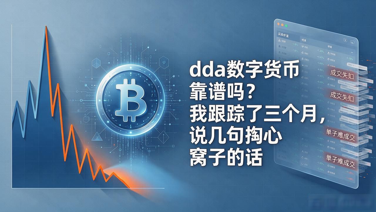 dda数字货币靠谱吗？我跟踪了三个月，说几句掏心窝子的话