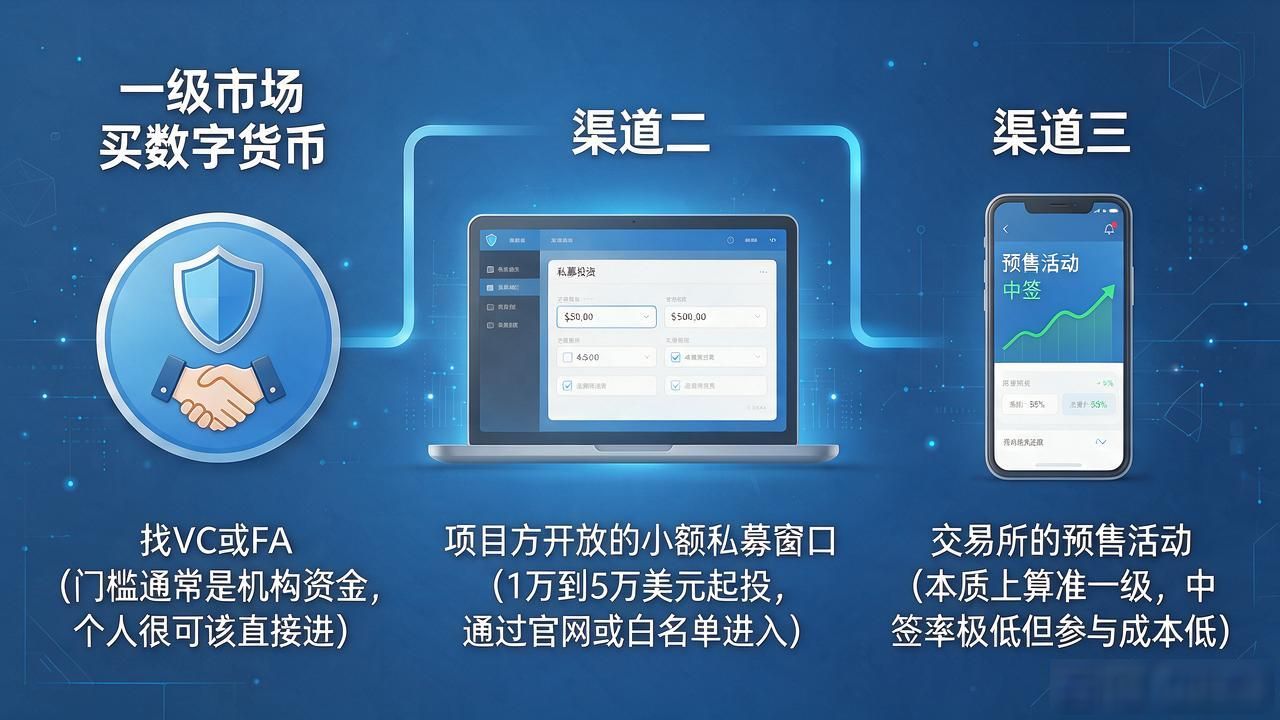 一级市场买数字货币：普通人怎么进、怎么避坑、怎么把钱赚到手