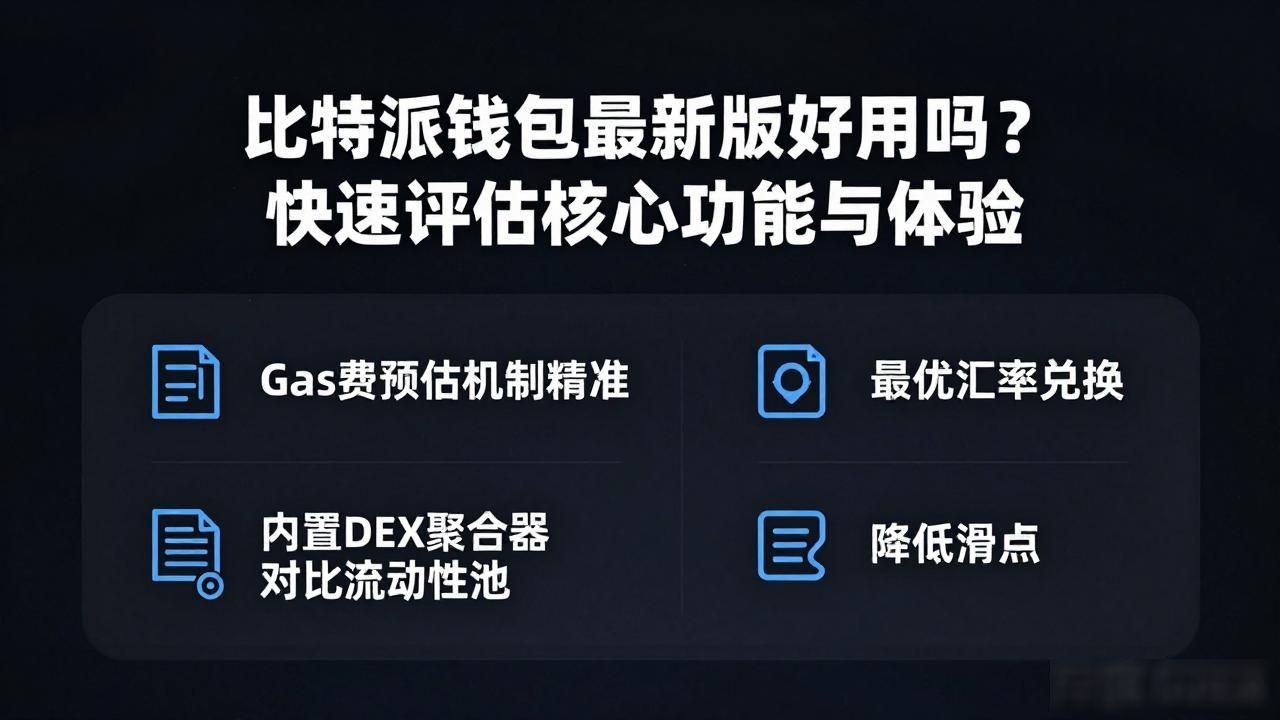比特派钱包最新版好用吗？快速评估核心功能与体验