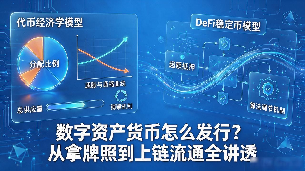 数字资产货币怎么发行？从拿牌照到上链流通全讲透
