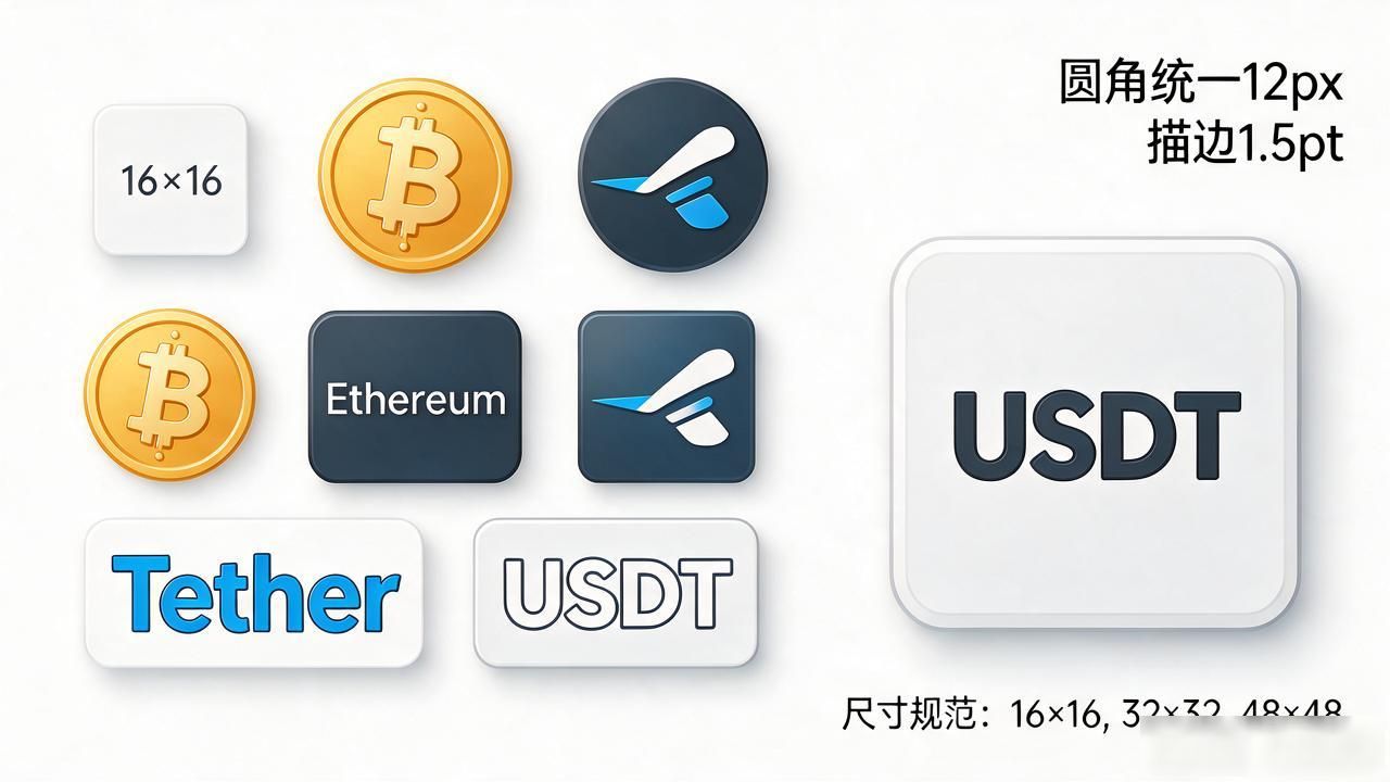 加密数字货币图标大全：主流币种Logo设计要点一次说清